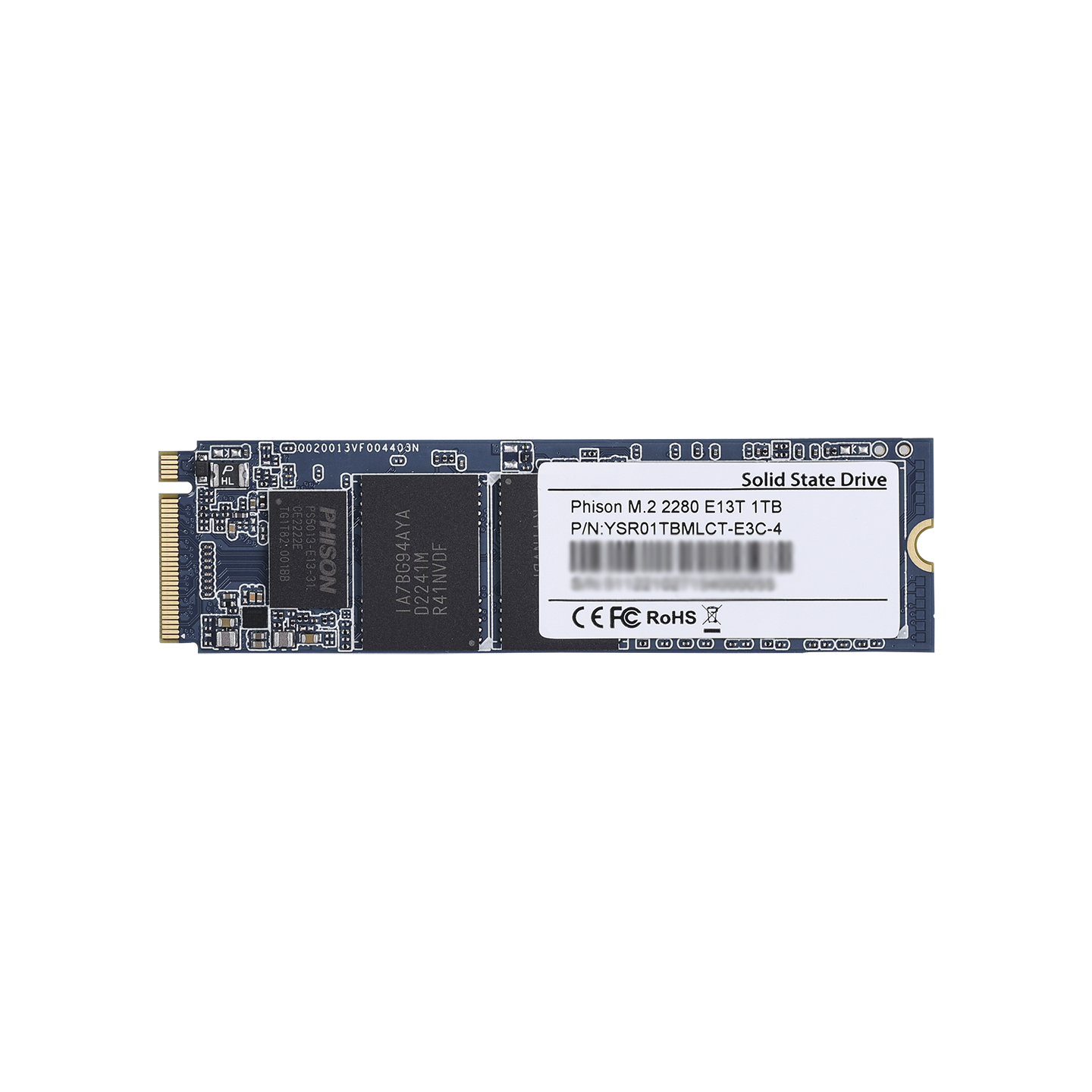 终端ssd固态硬盘，1tb，m 2 Nvme Pcie ，群联phison，ysr01tbmlct E3c 4，v 49100186 000