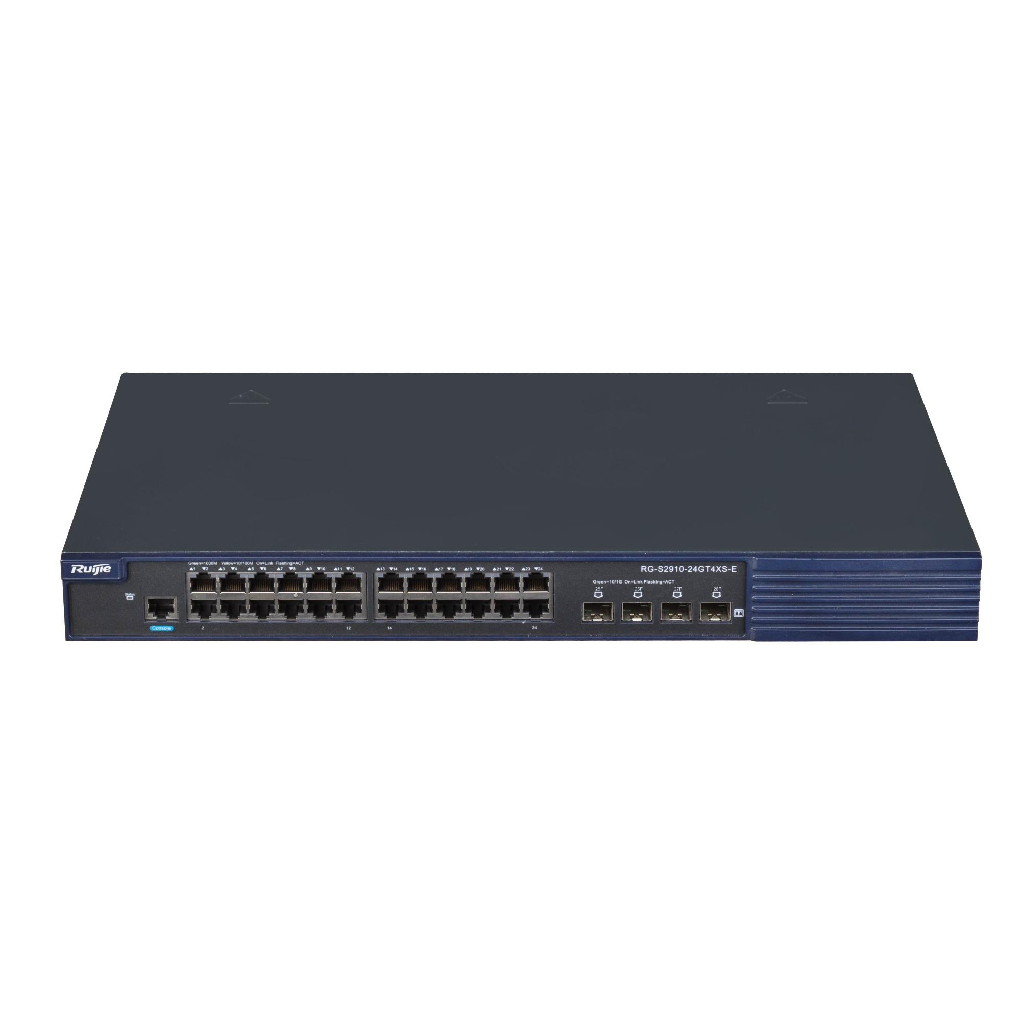 【非全新件】千兆接入RG-S2910-24GT4XS-E V-01010384-140