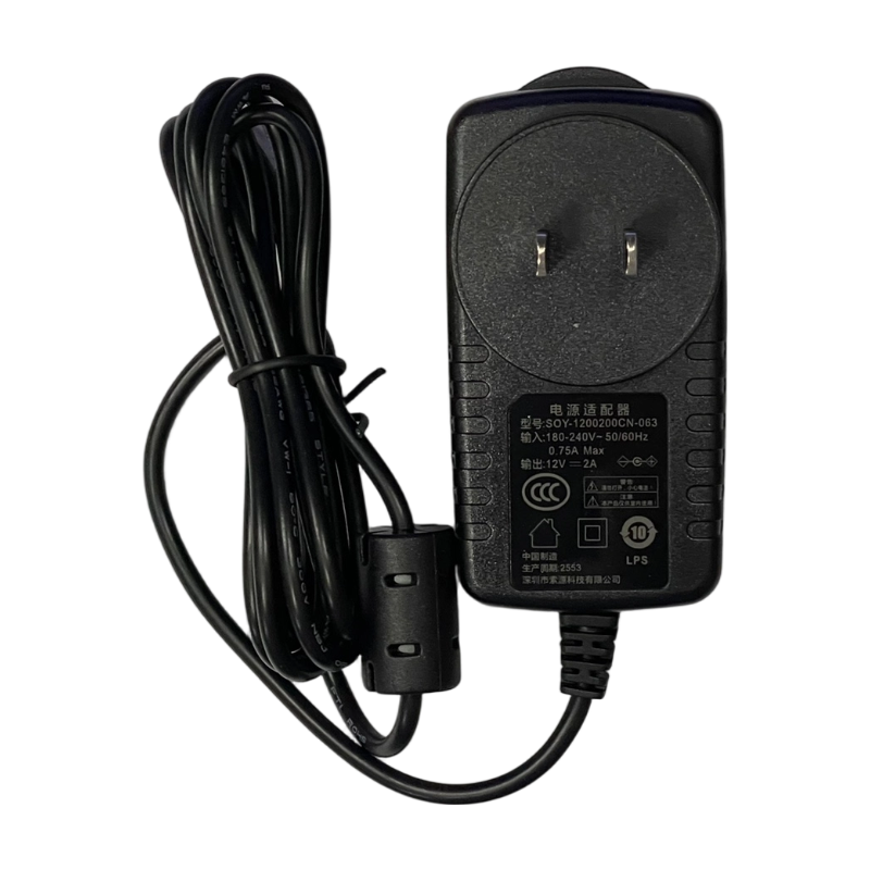 终端配件,电源适配器套件,24W,12V/2A，插墙式,V-01180241-100