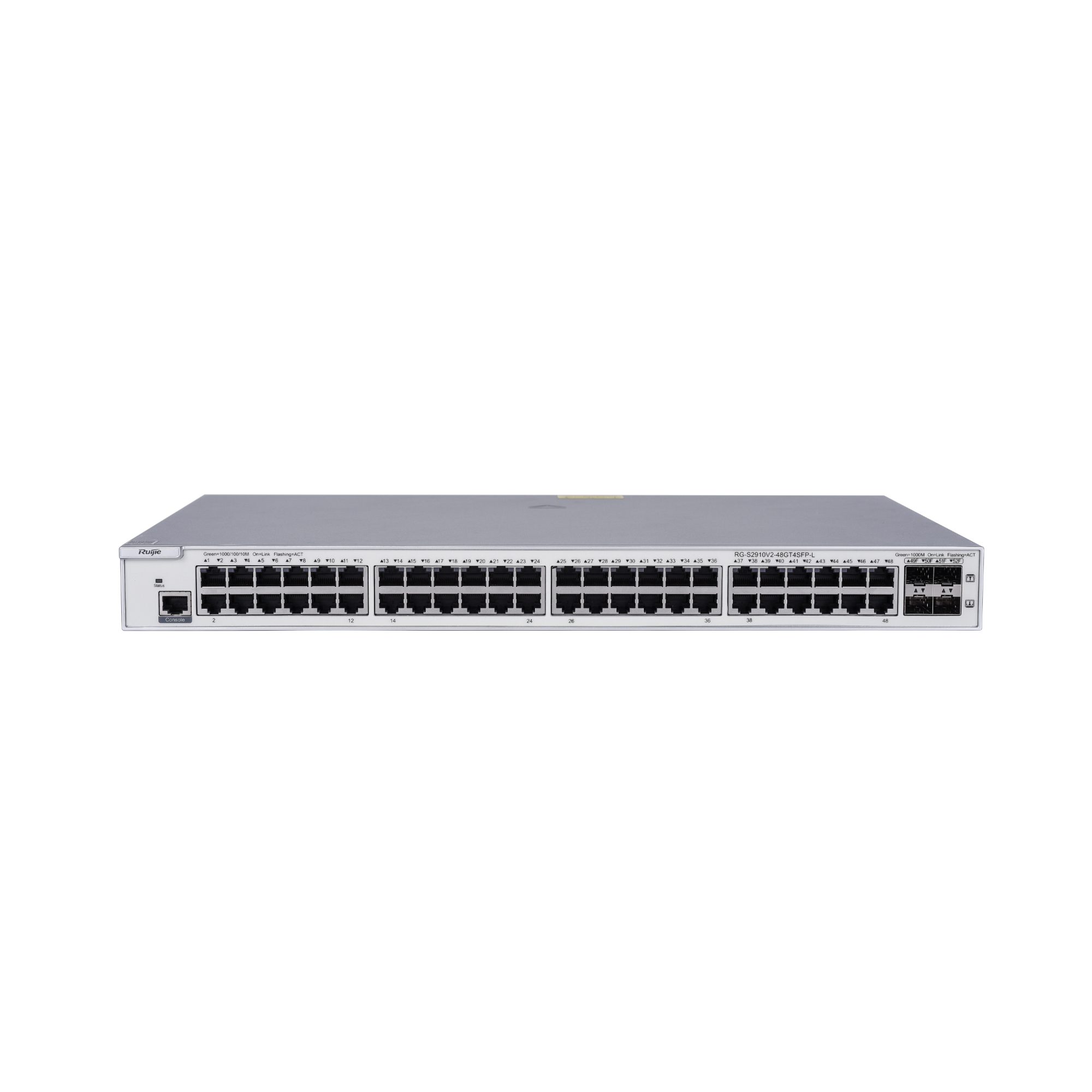 【非全新件】千兆接入,RG-S2910V2-48GT4SFP-L V-01015013-120