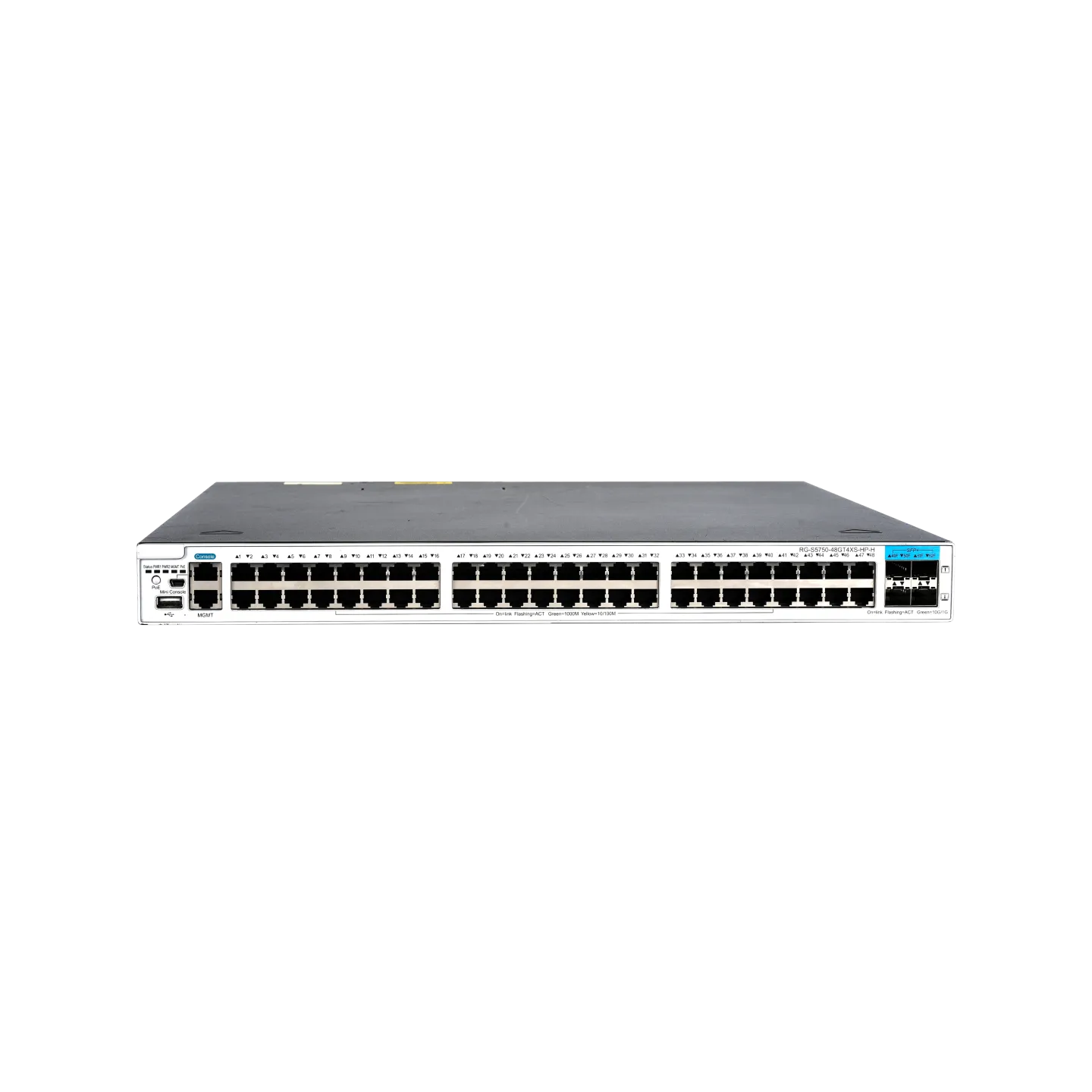 【非全新件】千兆汇聚RG-S5750-48GT4XS-HP-H V-01012743-150