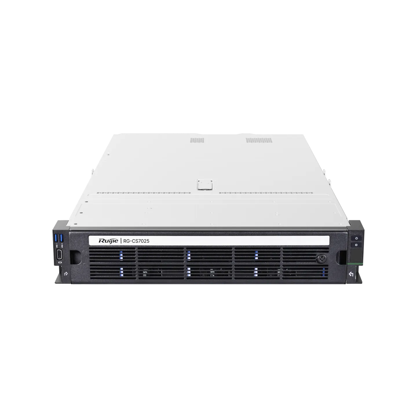 云主机RG-CS7025,2*7390,16*32GMEM,2*480GSSD,3*8THDD,1*2口10G光,1*2口1G电,V-01129BE8-500