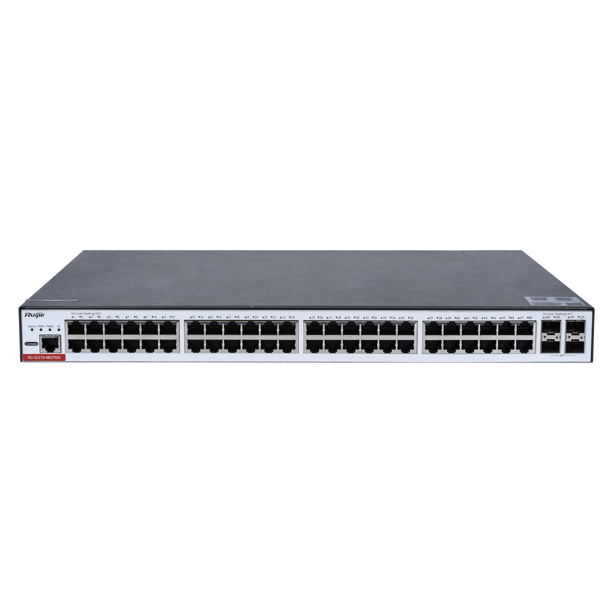 【非全新件】千兆接入,RG-S5310-48GT4XS V-01010793-200