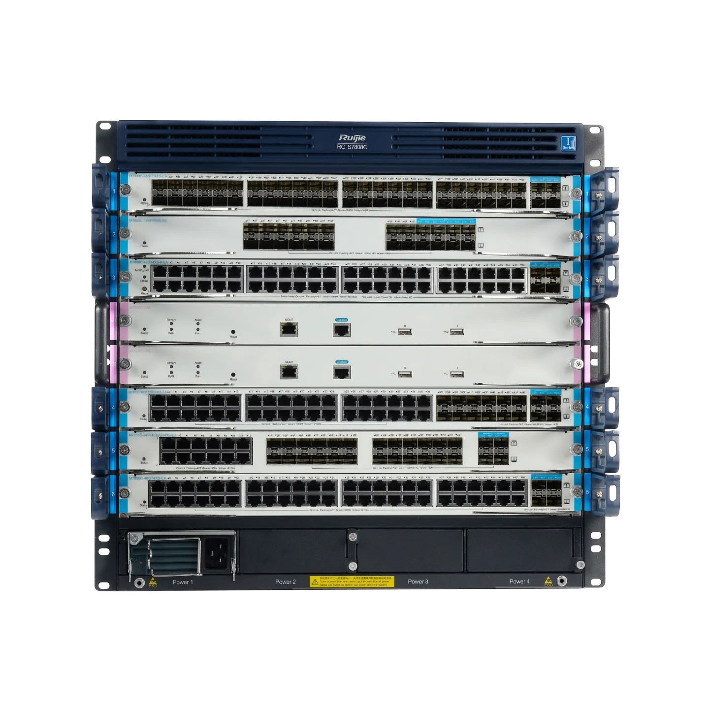 【非全新件】低端园区网核心,RG-S7808C V-01010394-170